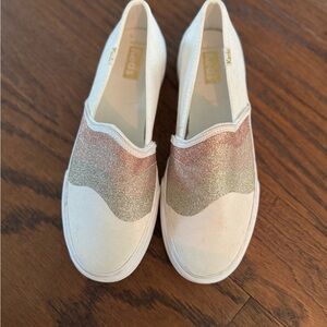 Keds Women's Multicolor Glitter Slip-On Sneakers size 5.5 in new condition